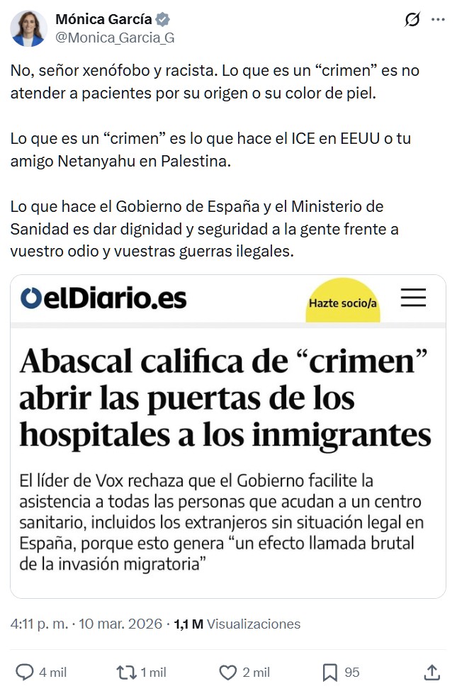 Resumen del nivel de la política española.