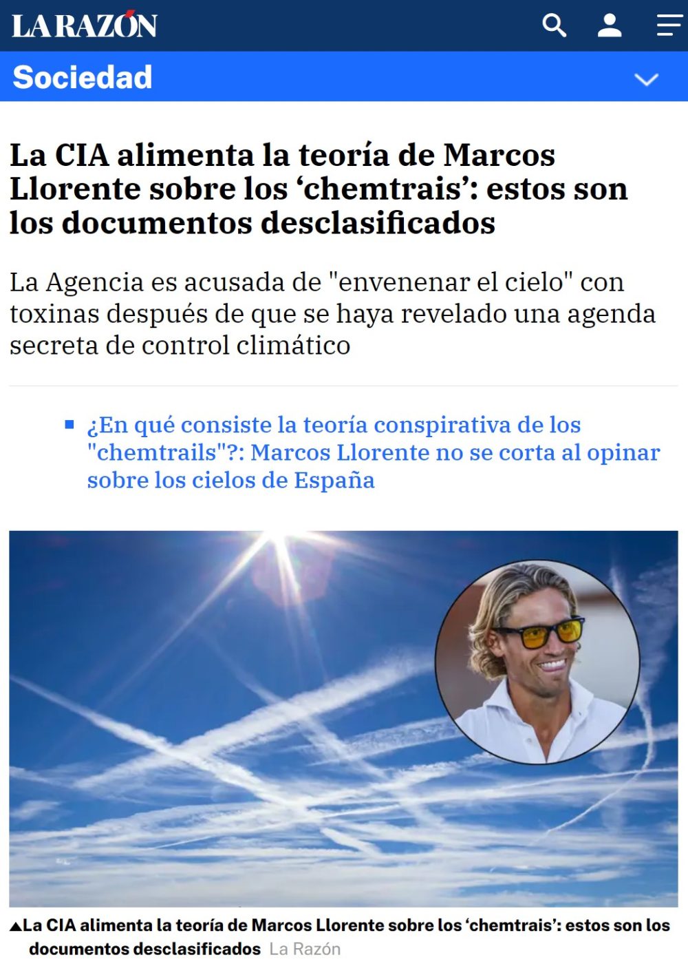 He viajado a 2035 y el presidente de España era Marcos Llorente.