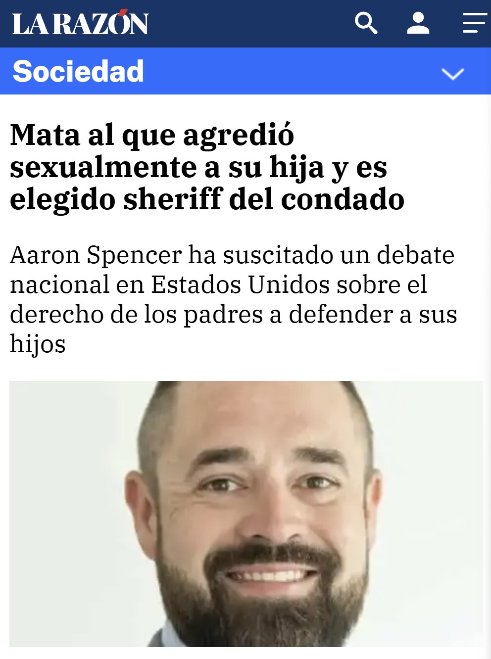 Le detienen por cargarse al hombre que vioIó a su hija, se presenta a sheriff y gana duplicando en votos al anterior sheriff.