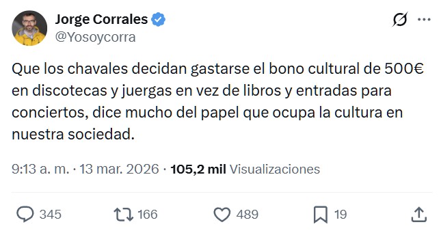 Para sorpresa de nadie, el bono "cultural" era de todo menos cultural.