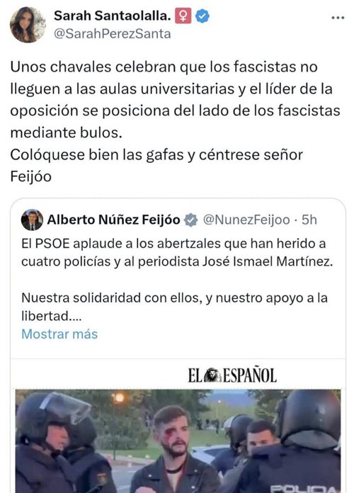 Sarah Santaolalla, en el I Foro contra el Odio: “Hay que seguir, aunque a veces tengas que abandonar espacios donde están tus acosadores”