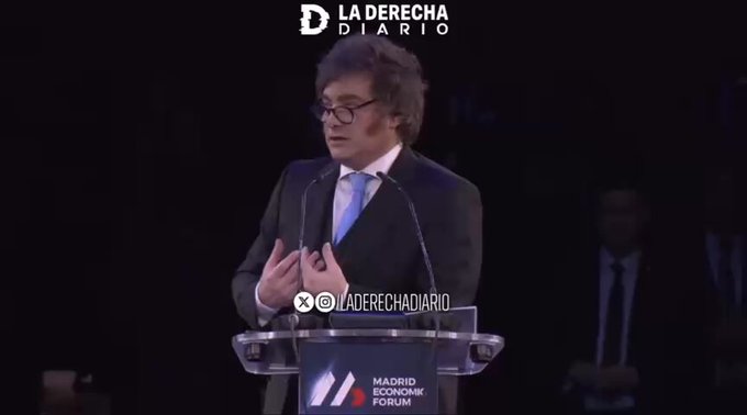Milei: "El socialista mandaría a la horca al inventor de la lámpara por quebrar a los fabricantes de velas".