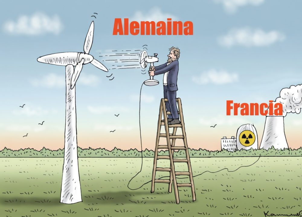 Generación de energía nuclear en Alemania y China desde 1993 hasta hoy.
