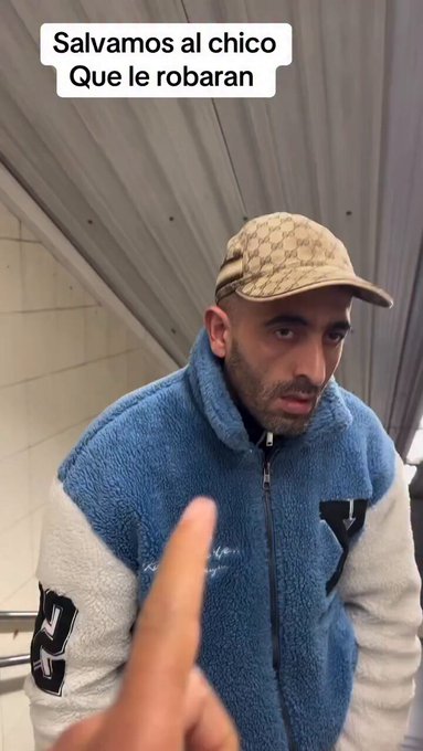 Una patrulla ciudadana evita que dos magrebíes roben a un joven en el Metro de Madrid.
