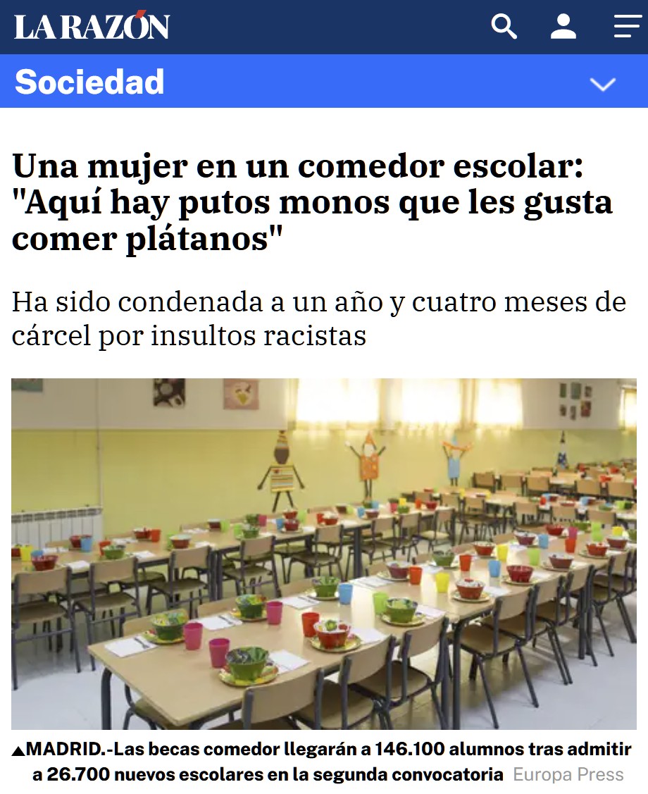 Una abuela ha sido condenada a 1,4 años de cárcel por usar expresiones racіstas.