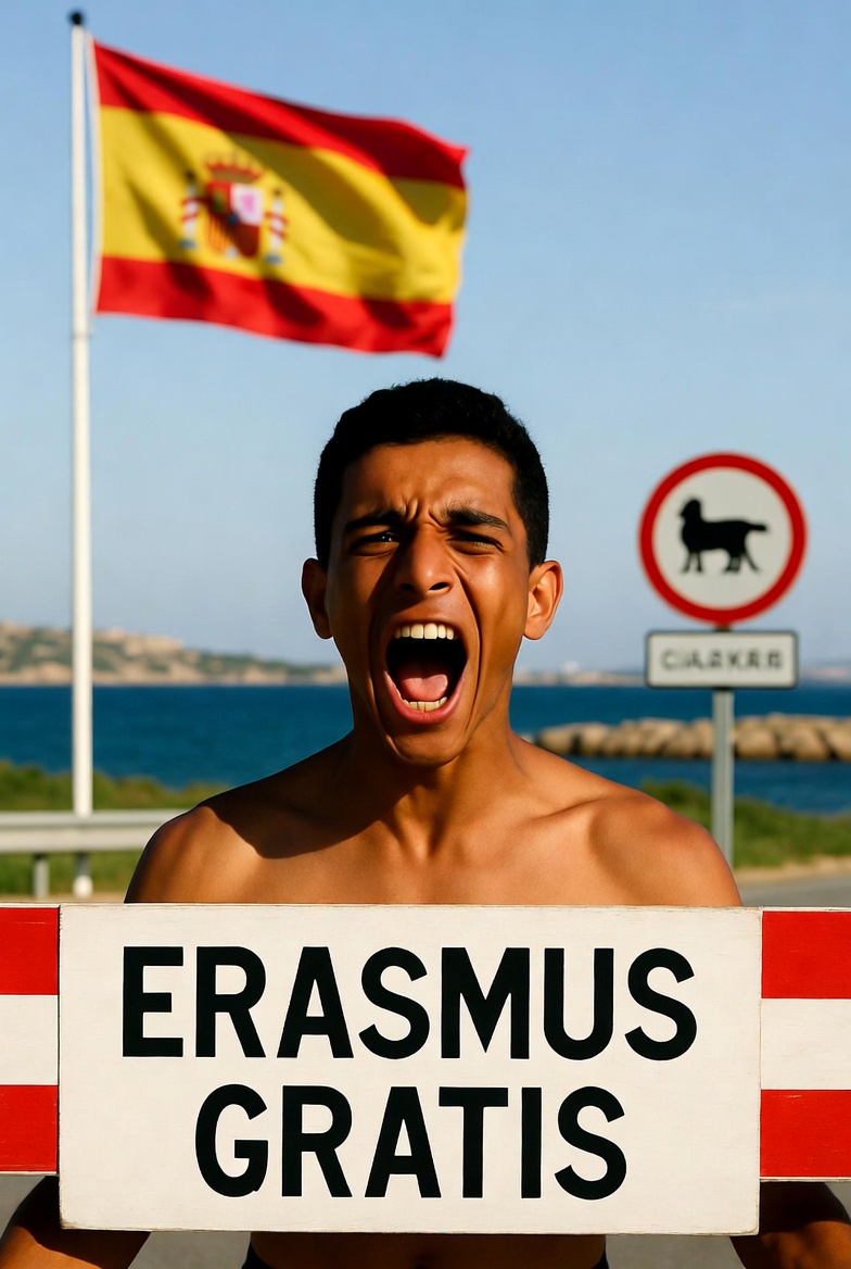 Menas que no son menas: el erasmus gratuito que se alimenta del buenismo español.