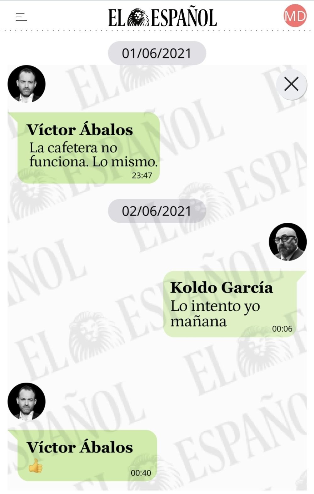 Café y chistorra, muñeco de barro.