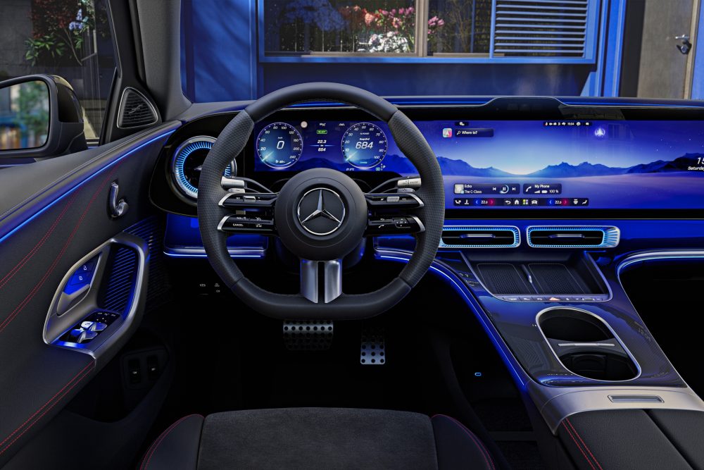 La palabra que resume el interior del nuevo Mercedes Clase C eléctrico: PANTALLA.