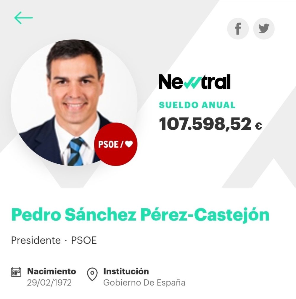 ¿Alguien me puede explicar por qué hay diputados random que cobran más que el presidente del Gobierno?