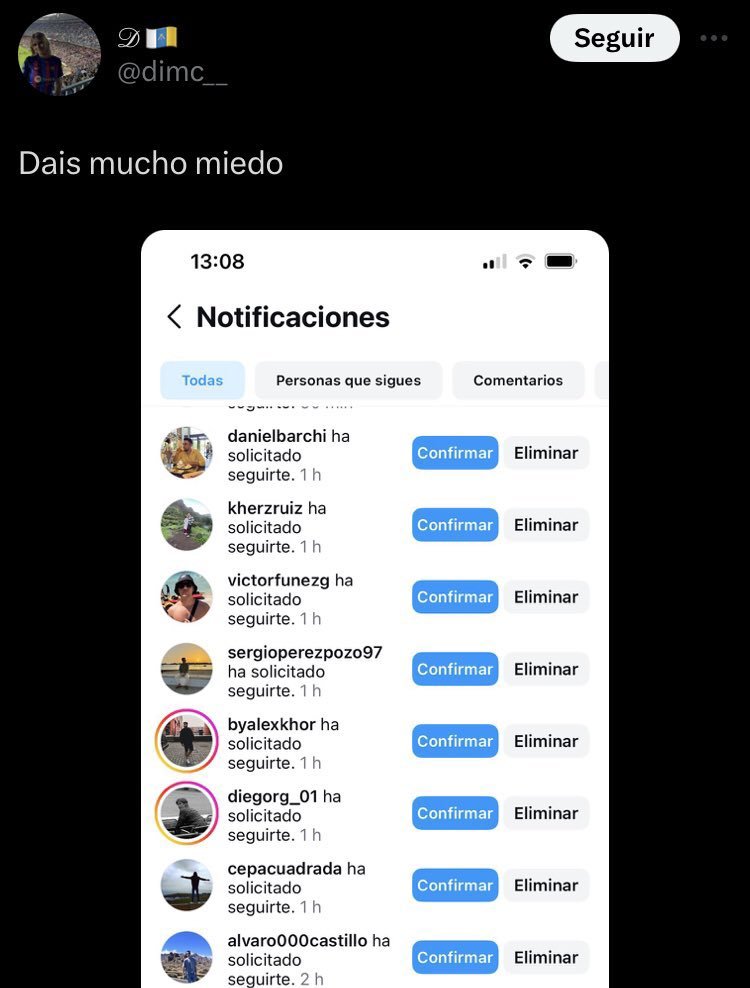 Con miedo al éxito.