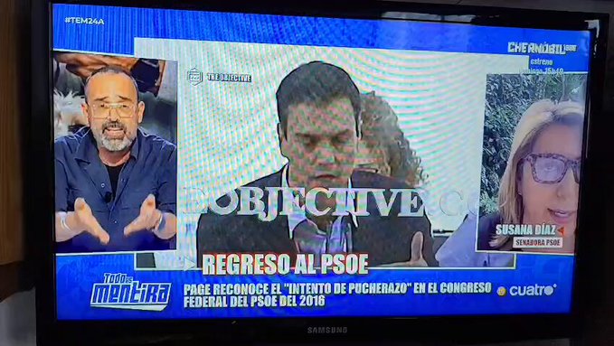 Risto Mejide se enzarza con Susana Díaz: "Di la verdad, no quieres hablar de aquello porque tienes miedo de Pedro Sánchez, tienes miedo a que te quiten el puesto"