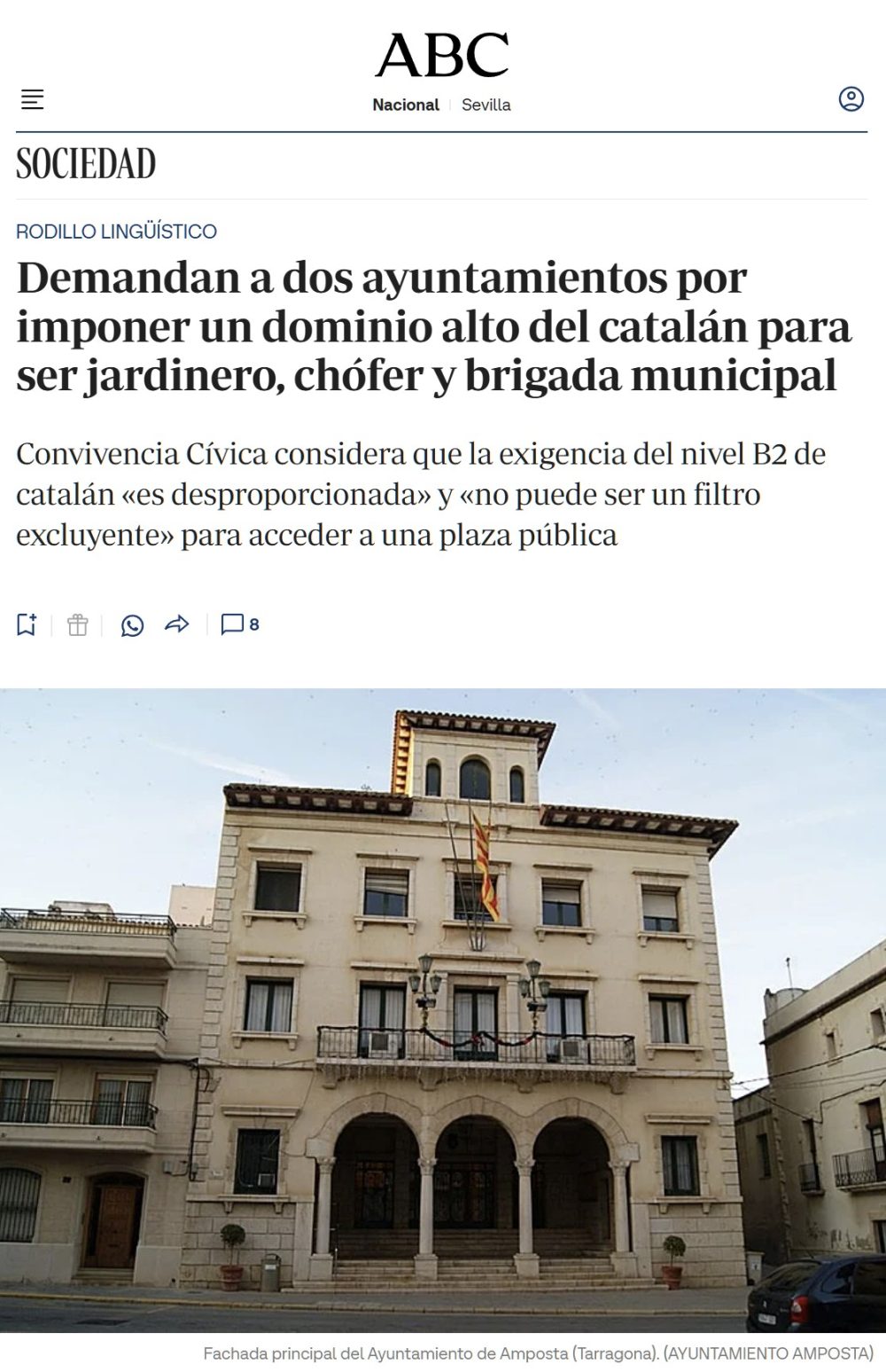 ¿Qué tal si dejamos de agachar la cabeza ante el caciquismo provinciano de los idiomas "co-oficiales"?