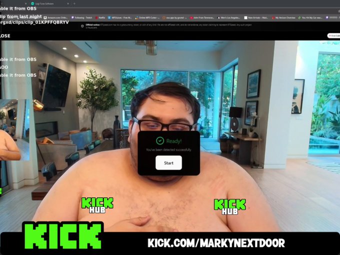 El streamer obeso mórbido MarkyNextDoor acaba de romper el récord de 67 manos después de que el bot de seguimiento confundiera sus enormes tеtas por dos manos extra