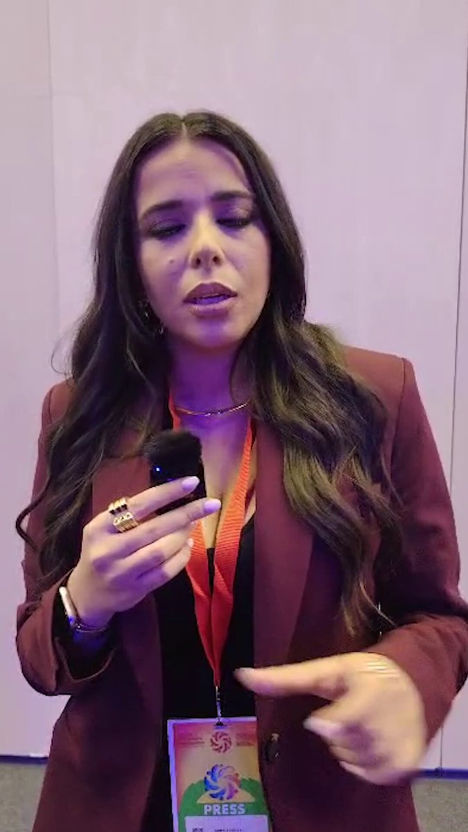 Sarah Santaolalla, analista política, en el Global Progressive Mobilisation: "Jamás he dicho a quién voto ni lo haré nunca".