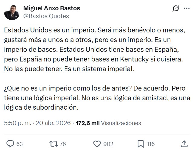 Estados Unidos es un imperio.