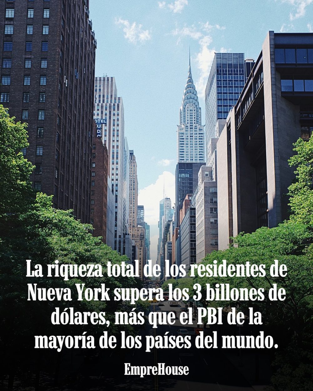 385.000 millonarios viven en Nueva York.