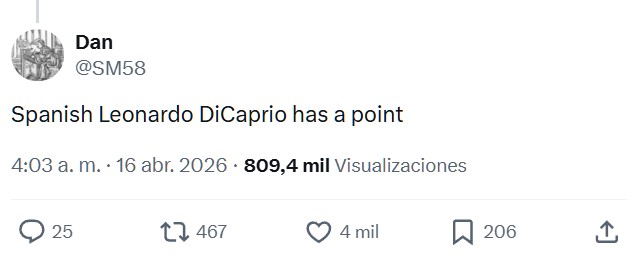 Ni en 100 vidas adivináis de quién está hablando