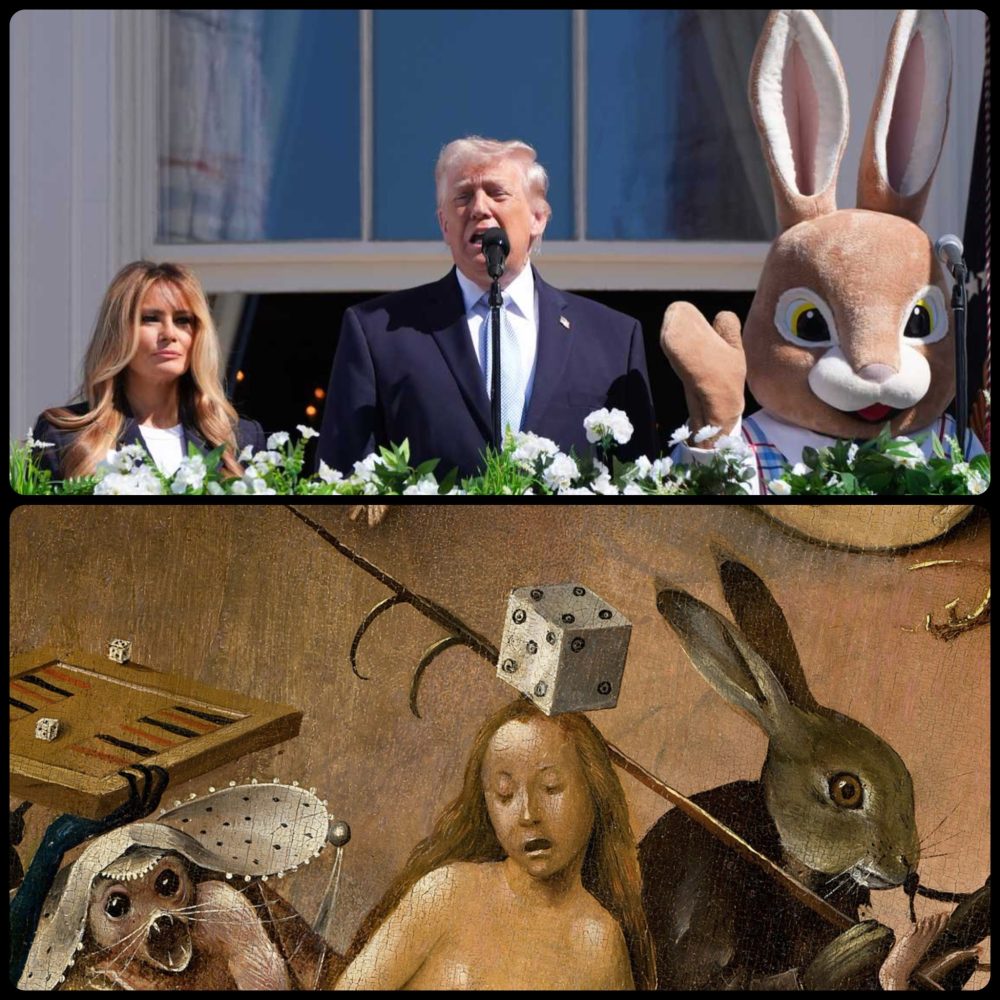 El Jardín de las Delicias (detalle), por Hieroymus Bosch, 1480-1505.