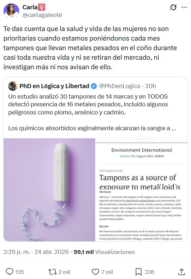 El lloro feminista del día.