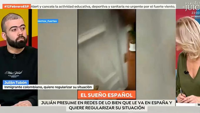 A principios de año y antes de poder solicitar la regularización: «ahorro 2.000 euros al mes (en negro)».