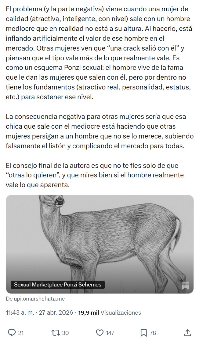 El problema de la "copia de pareja": si tienes novia otras mujeres se fijan más en ti, inflando artificialmente tu atractivo real.