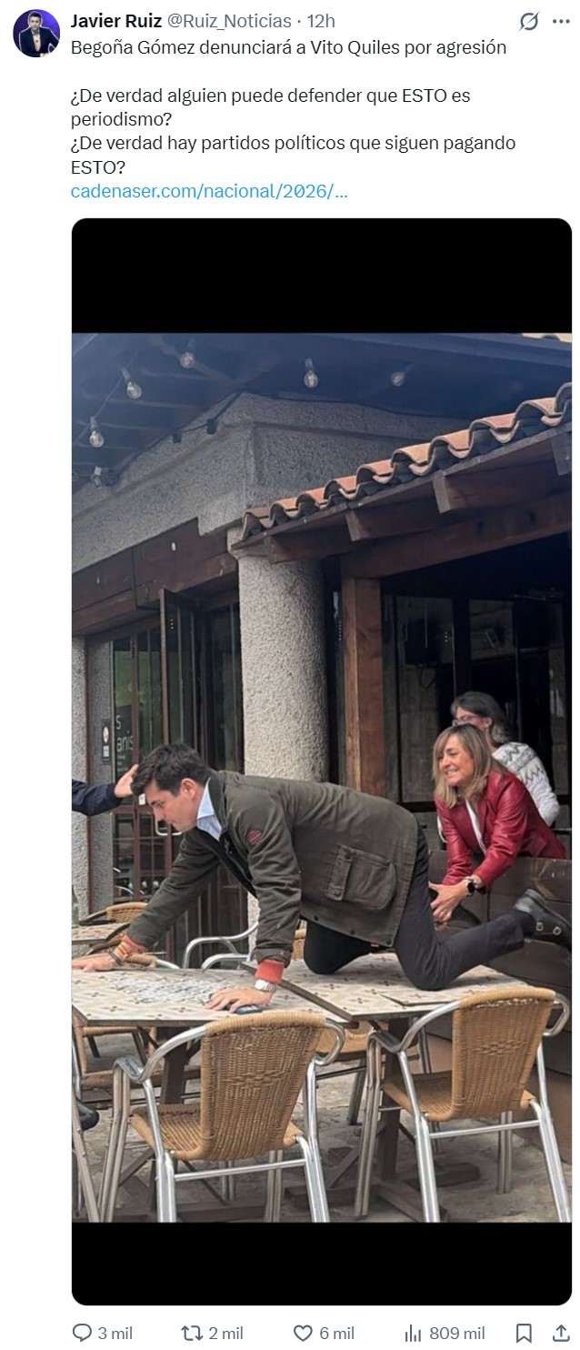 Periodista de LaSexta preguntaba a la mujer del Presidente yendo a la peluquería.