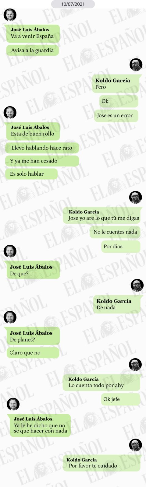 El apodo de Jésica, la "novia" de Ábalos, era 'España'.