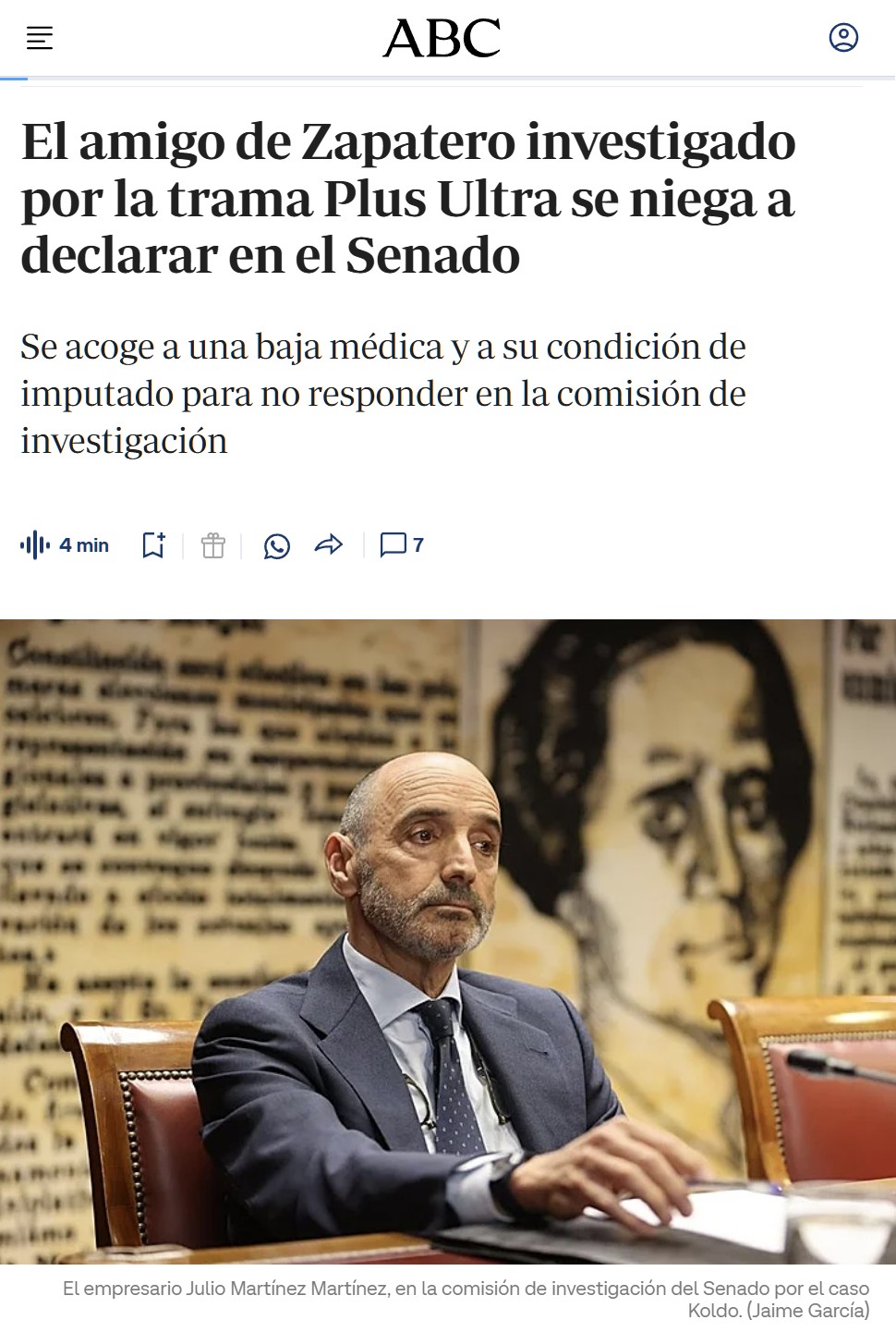 Colaborando con la justicia a tope.