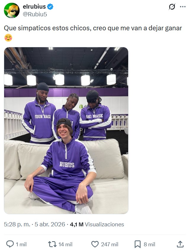 El streamer Rakai se burla del Rubius tras su eliminación mientras intentaba despedirse.