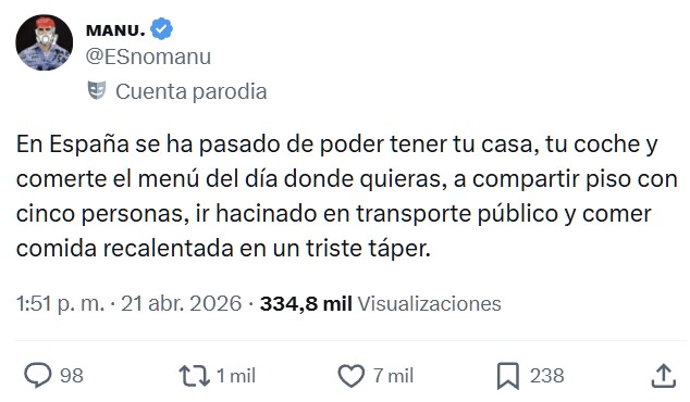 Vamos por el buen camino (al fracaso).