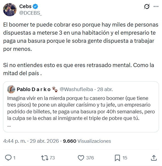 Joven explica los motivos por los cuales está en contra de la regularización masiva