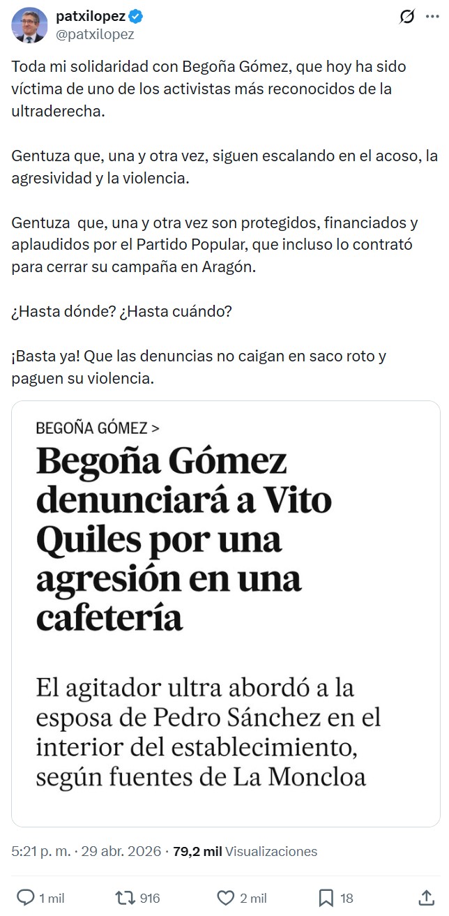 Linchamiento a Vito Quiles en TVE.