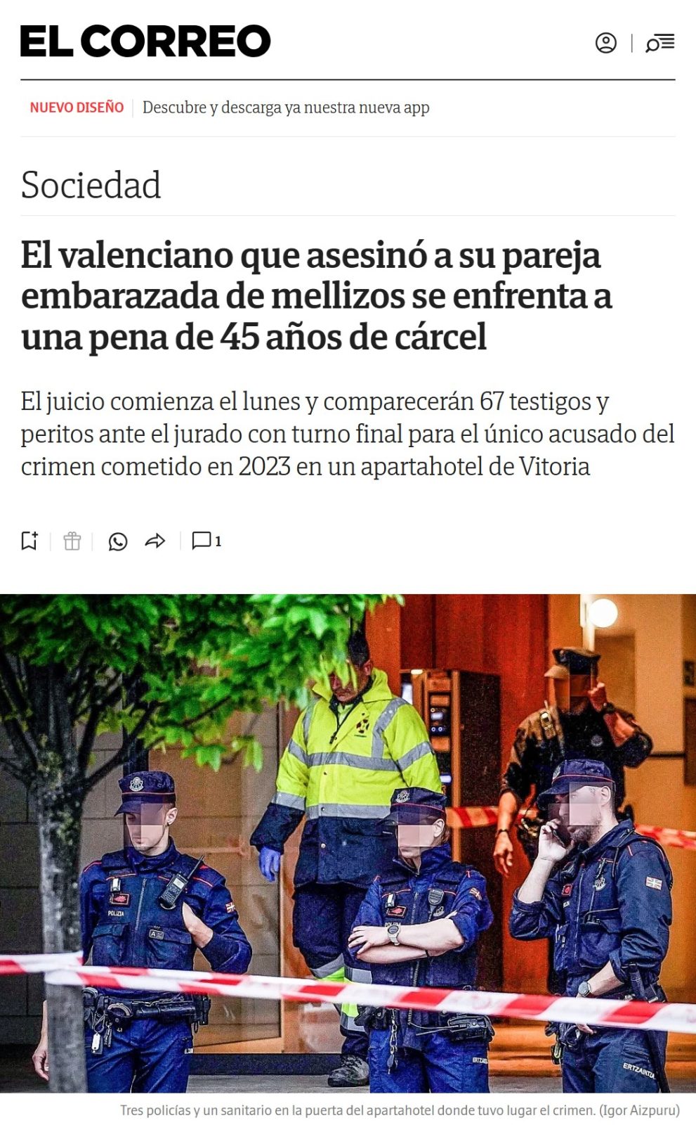 Se me hace corta la condena.