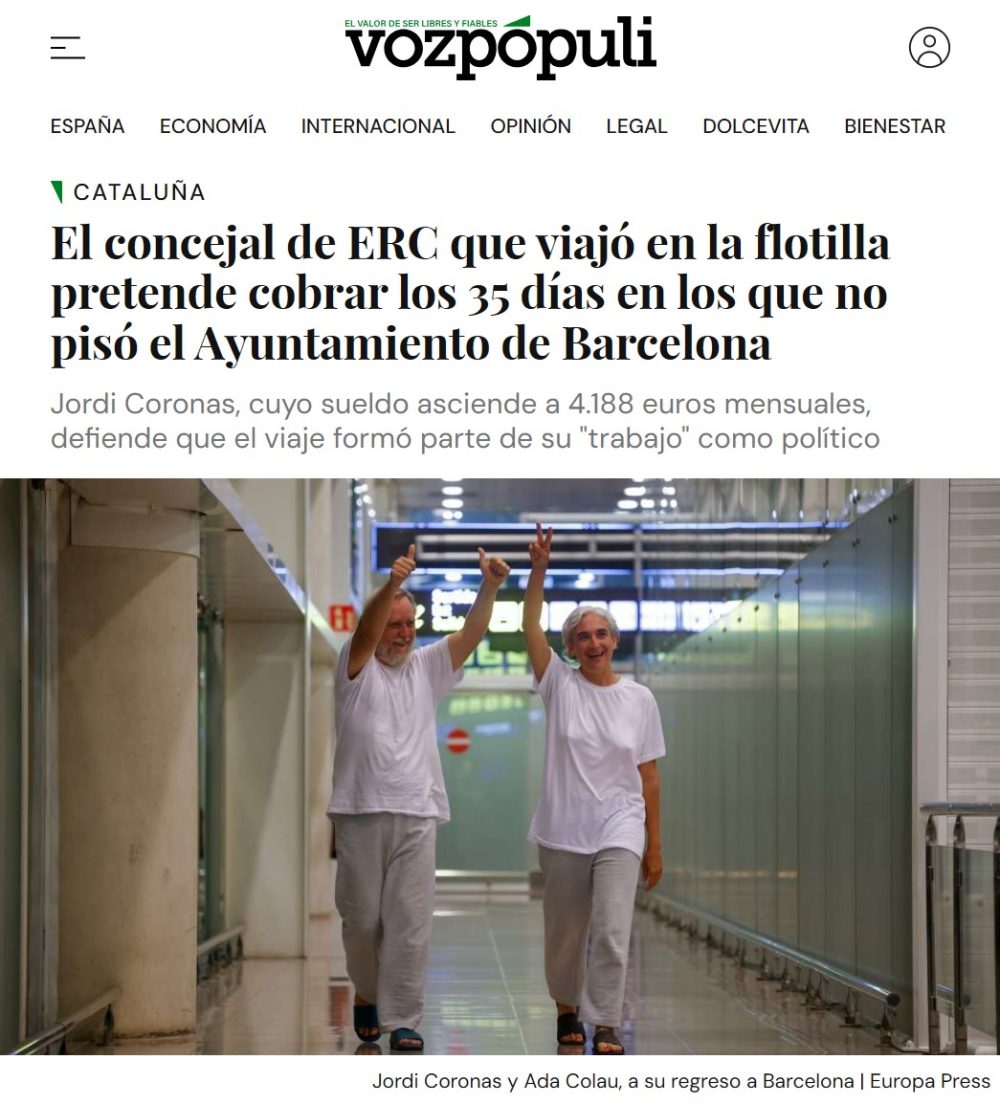 Se ausentó de su puesto de trabajo durante 35 días para irse por el Mediterráneo en un barco. Se pasó por el forro la normativa. Ni pidió permiso ni ninguna excedencia.