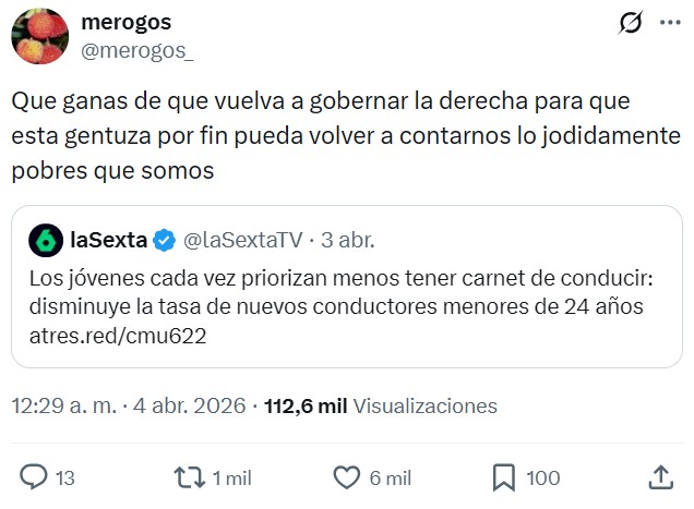 Los jóvenes no son pobres, los jóvenes "priorizan".