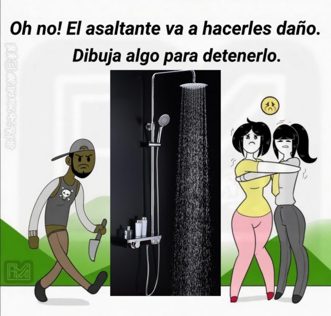 Dibujad algo para salvar a esas pobres chicas que querían llegar a casa solas y borrachas.