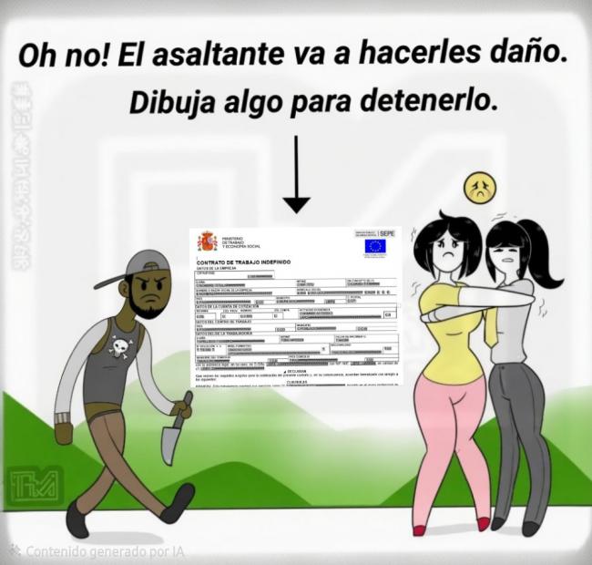 Dibujad algo para salvar a esas pobres chicas que querían llegar a casa solas y borrachas.