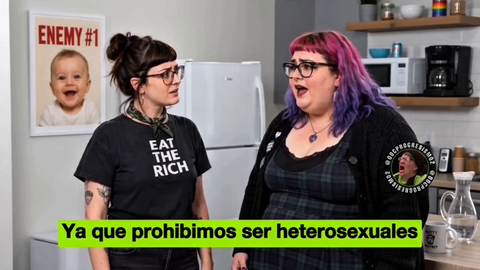 Piden a la IA que imagine un mundo sin gente de derechas.