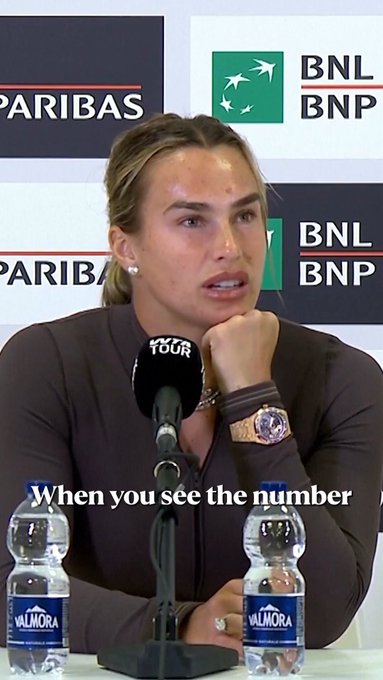 La número 1 del mundo, Aryna Sabalenka pelea más dinero y amenaza con boicotear los Grand Slam.