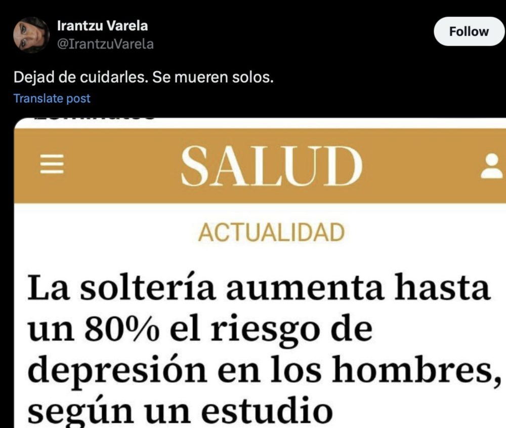 Irantzu Varela: "¿Tú también te cargarías por lo menos a uno?"