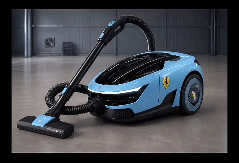 Crearemos un Ferrari eléctrico horrendo con limpiaparabrisas de autobús y llantas que parecen tapas de sartén, y lo promocionaremos dejando que lo conduzca el Papa... ¿Qué podría salir mal?