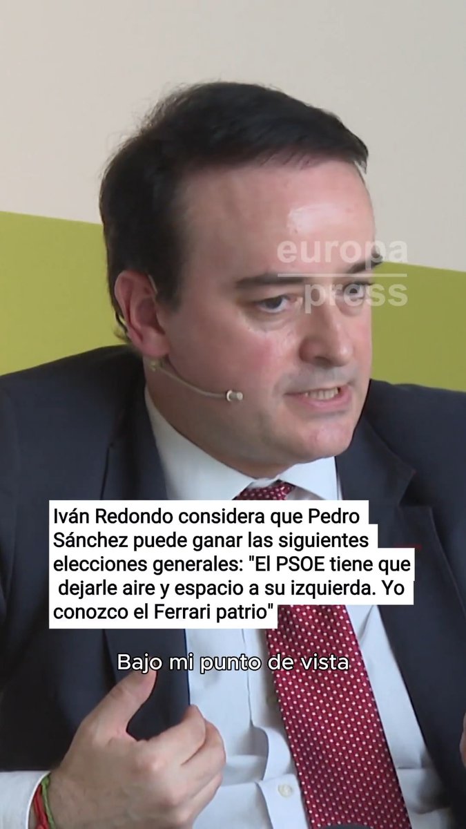 Iván Redondo dice que Pedro Sánchez puede ganar las siguientes elecciones y advierte de que España está "más empatada de lo que parece": "El PSOE tiene que dejarle aire y espacio a su izquierda. Yo conozco el Ferrari patrio".