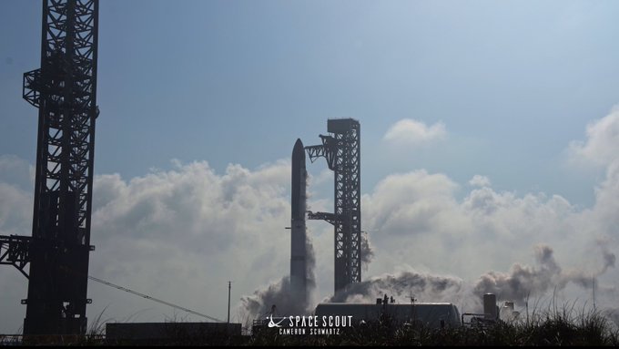 Imaginad la potencia de la Starship V3 para que las ondas de choque se vean