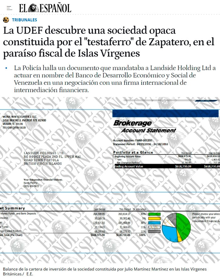 Cuando Zapatero reclamaba un nuevo orden mundial para crear un sistema financiero trasparente y poder terminar con los paraísos fiscales.