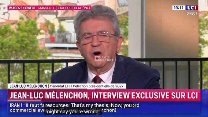 Jean-Luc Mélenchon: “Abandonaremos la OTAN. La OTAN es inútil. Solo sirve para una cosa: ponernos bajo la supervisión estadounidense”.
