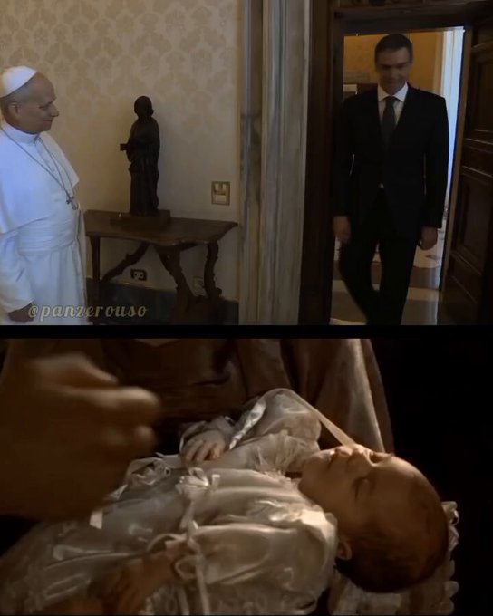 Justo mientras registraban la sede del PSOE, Pedro se encontraba en el Vaticano.