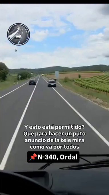 ¿Hay algún tipo de autorización que permita hacer esto en una carretera abierta a la circulación?
