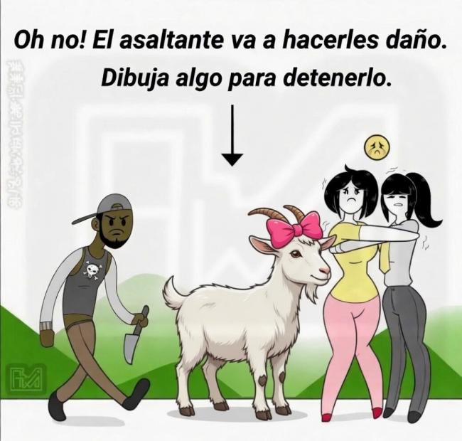 Dibujad algo para salvar a esas pobres chicas que querían llegar a casa solas y borrachas.