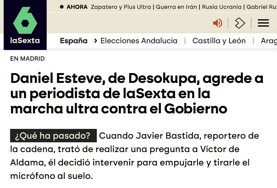 ¿Tirar el micrófono ahora en una agresión? ¿No era una divertida plusmarca según uno de sus presentadores?