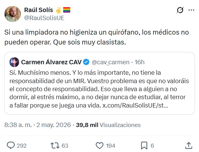 En 2026 hay gente diciendo de manera NO IRÓNICA que un trabajador del McDonald's debería cobrar lo mismo que un médico.